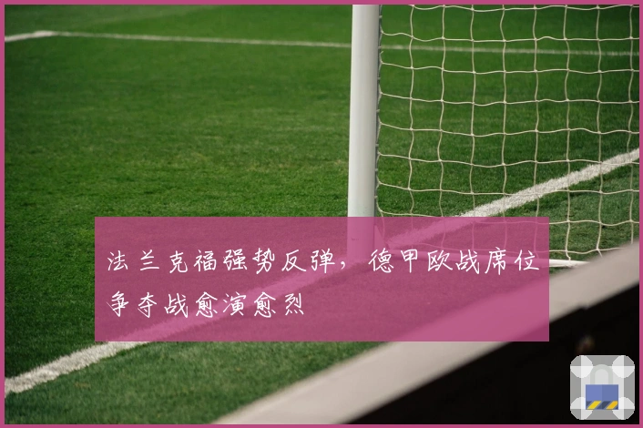 法兰克福强势反弹，德甲欧战席位争夺战愈演愈烈